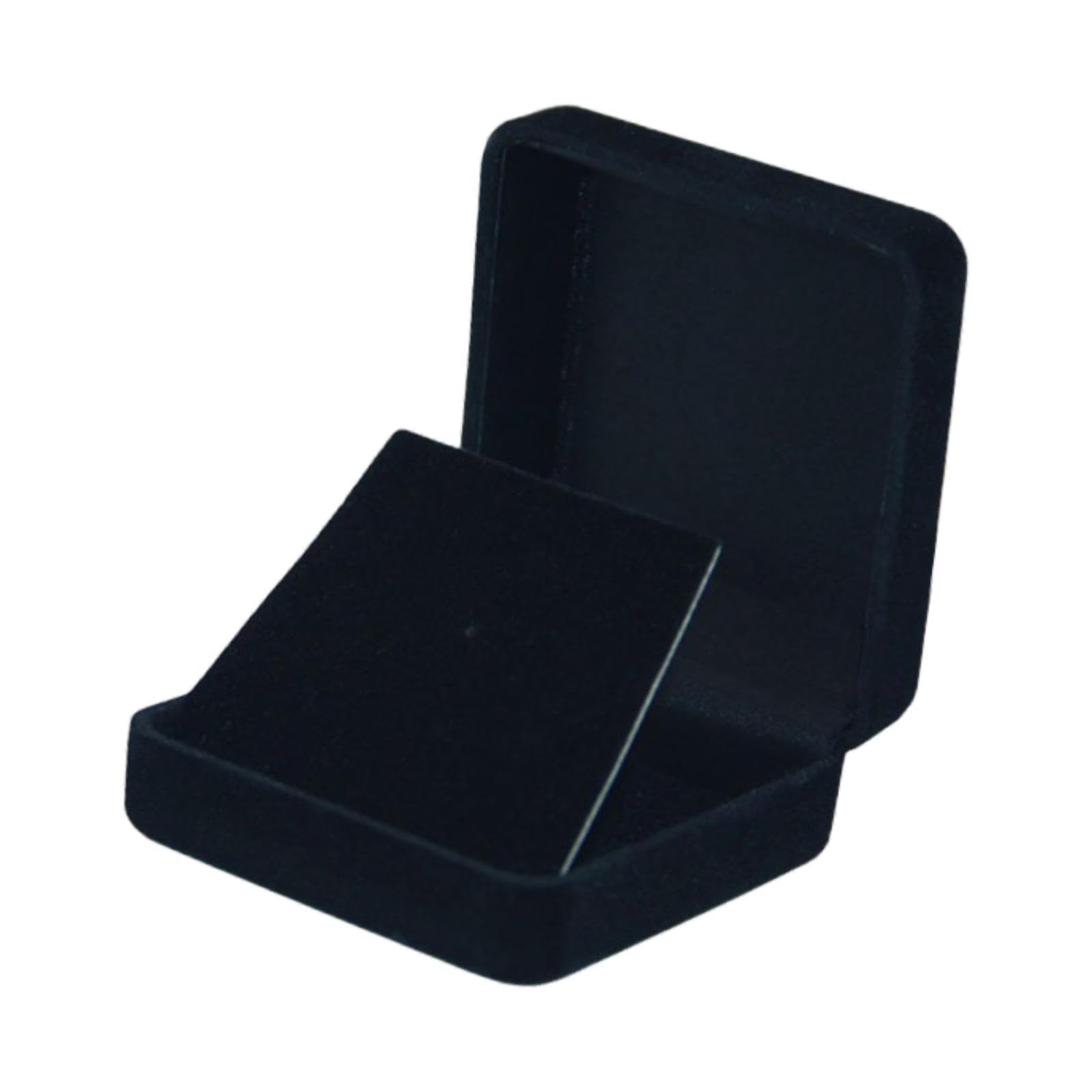 FABLOFT Velvet Badge Display Box Badge Display Holder for Medals Lapel Pins Brooches Black-picture-16