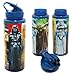 Star Wars Reusable Water Bottle Set - Yoda Bundle Plastic 30oz Water Bottle with Spout for Home, School, Sports Plus Sticker, and More | Star Wars Container