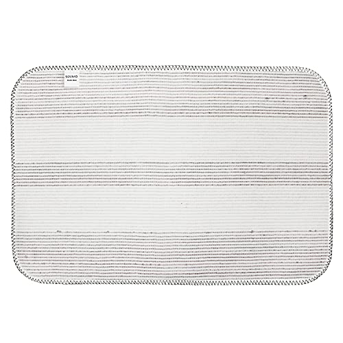 Image of Amazon Brand - Solimo Anti-Slip Microfibre Bathmat, Stripe, Dark Dark Brown, Set of 2 (35cm x 50cm)