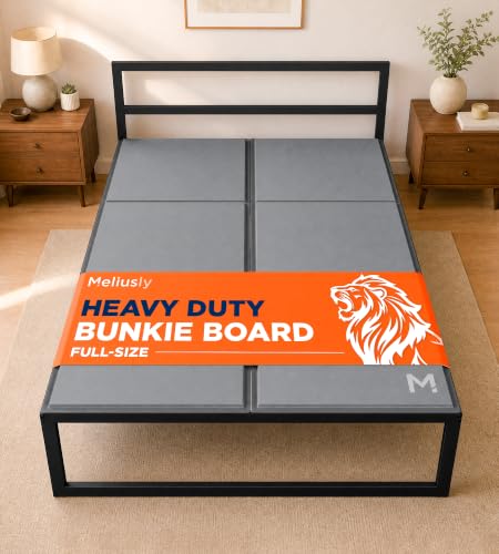 Meliusly Heavy Duty Bunkie Board Full Size (54x75) - Under Bed...