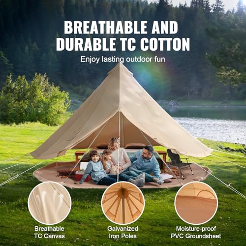 Happybuy 13.1ft Canvas Bell Tent