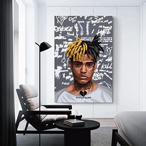 XXXTENTACION Poster decorativo su tela con stampa
