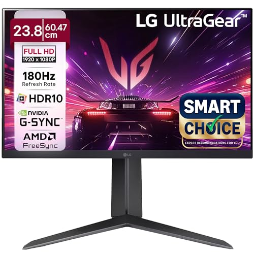 LG 24GS65F Smartchoice 60.47cm (23.8Inch) Ultragear FHD (1920x108...