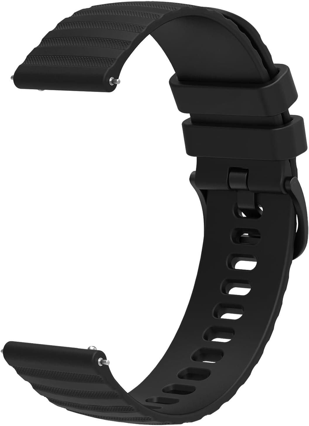 FanTEK Compatible with 18mm 20mm 22mm Watch Bands Quick Release Replacement Wristband, Silicone Sport Bands for Men Women - Image 2