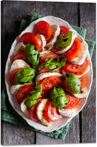 Canvas Wall Art for Living Room Caprese Salad Framed Prints