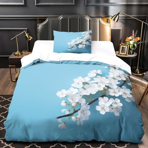 Housses de couettes microfibre anti-plis lit simple 135x200cm - 4