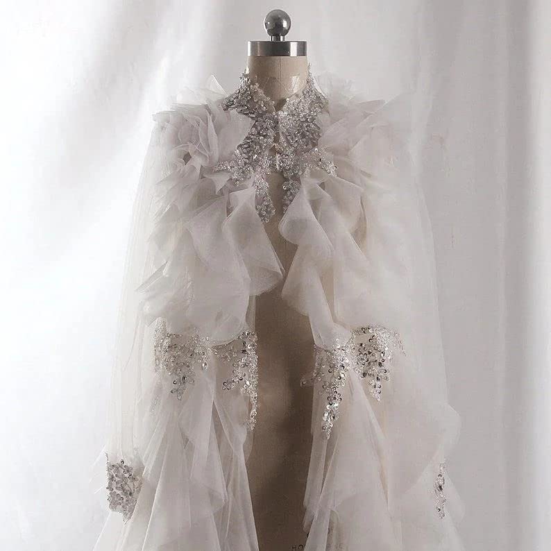 Boléro de mariée vert résolvant le manque d'éclat des robes de maternité simples - 4