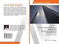 Ist Ein Auf Nullgewinn Angelegter Verrechnungspreis Angemessen? 3639872665 Book Cover
