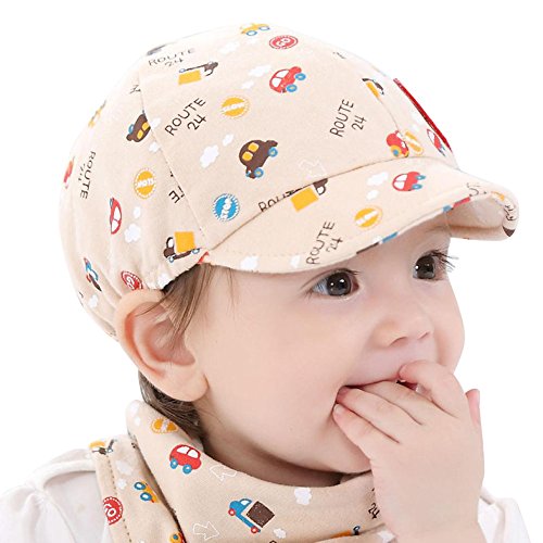 Preisvergleich Produktbild Covermason Mützen Baby Sommer, Kinder Cap Basecap Kleinkind Sonnenmütze Kinder Baseballkappe für Mädchen Junge Sonnenhut Baumwolle Mütze Sommer Hut für Outdoor Geschenk (D)