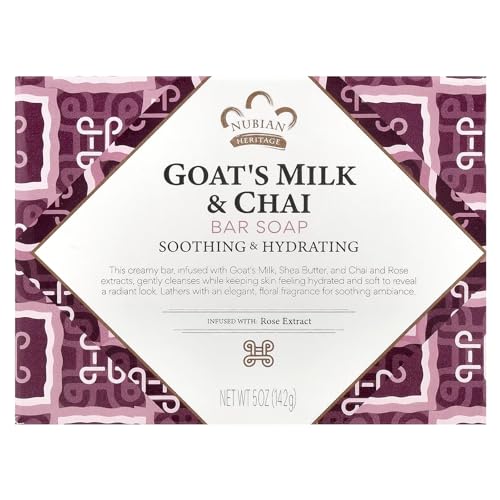 Nubian Heritage/Sundial Creations Goat's Milk and Chai Soap, 6 Count image 2