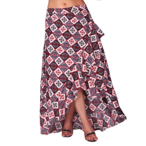 Image of JYESHTA Women's American Crepe Flared A Line Stitched Long Skirt with 12 Mtr Flare 40 in Height | Skirts for Women Long Length | Long Skirts for Girls