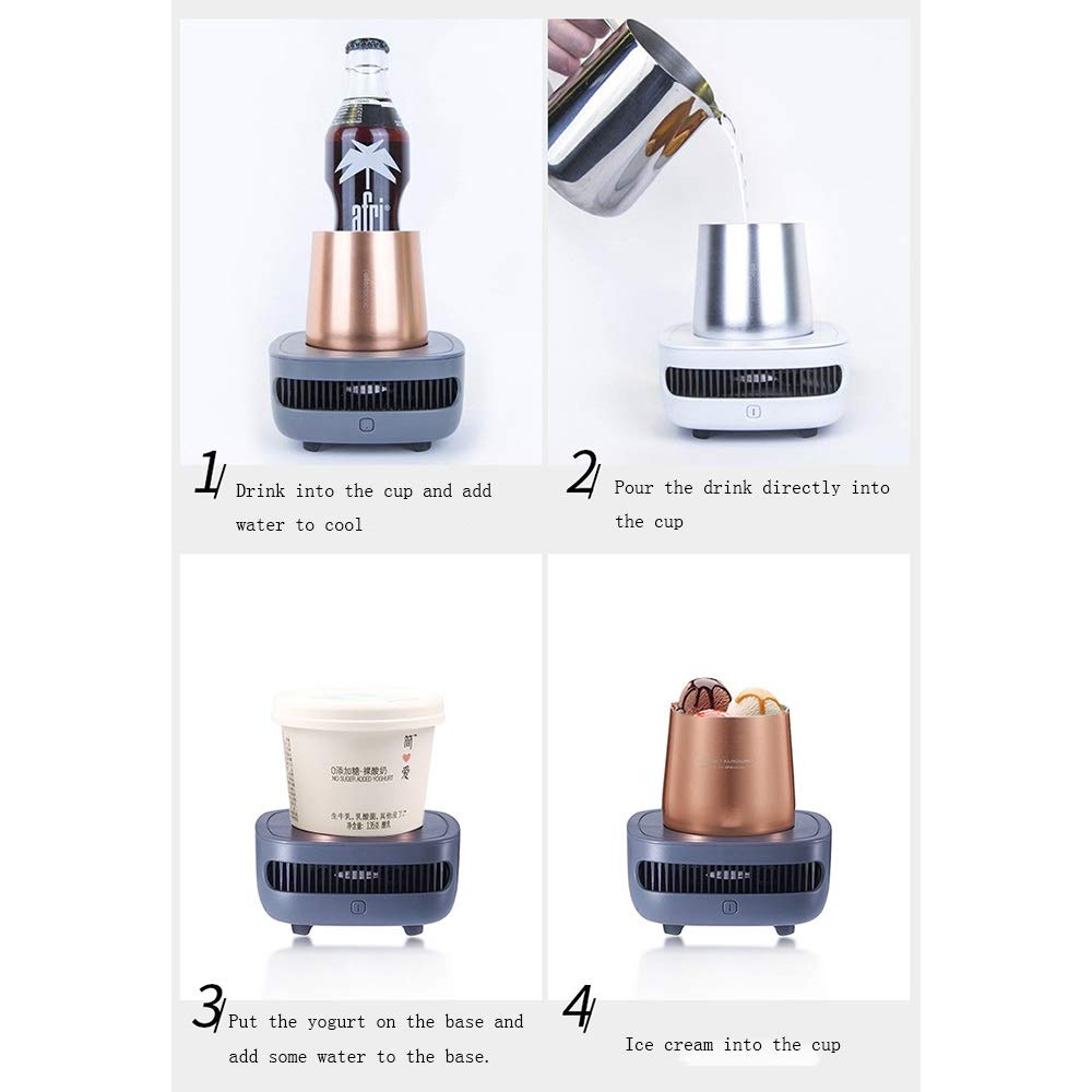 Amazon.co.jp: Xyanzi ドリンククーラー 速い冷却コップ機械、ビールの