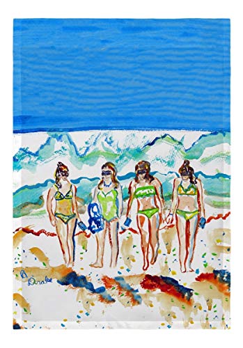 Betsy Drake Girls Walking Flag 12.5x18
