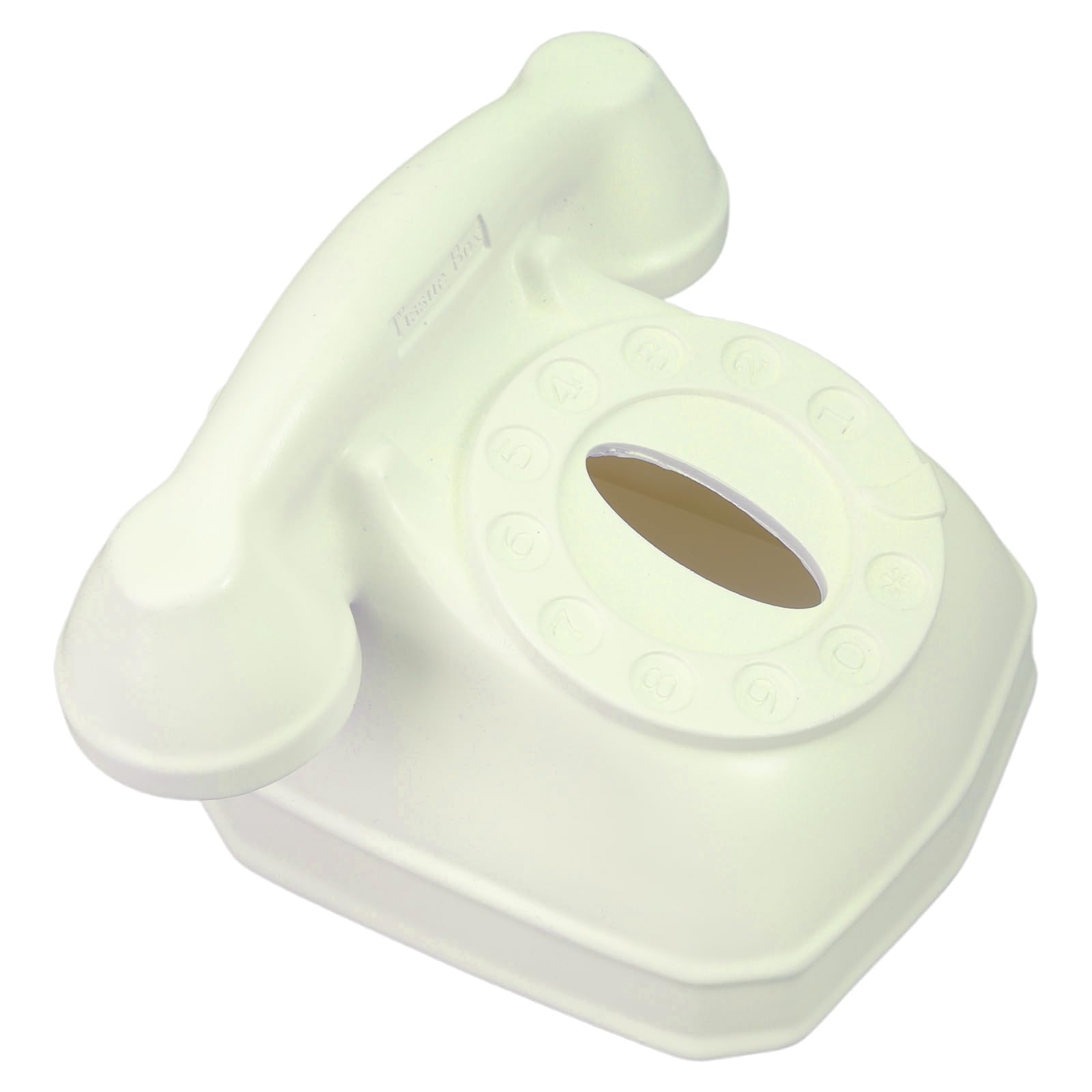 Telephone Shape Tissue Box Stylish Telephone Design Tissue Box Paper Dispenser for Functional Home Setting Sturdy