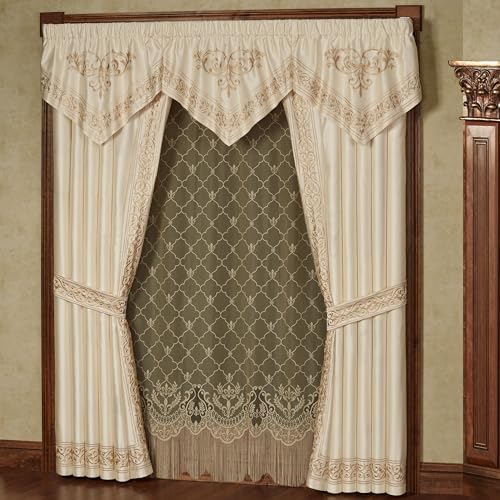 Touch of Class Versailles Luxury Window Treatment | Classic Neutral