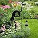 Solarbetrieben Schwarze Katze Fischen Licht, Garten dekorative Eisen Kunst niedliche Katze Fischen Bodenlicht, drahtlose Dämmerung zur Morgendämmerung LED Landschaftslampe wasserdicht.