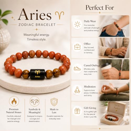 Image of Zodiac Crystal Bracelet for Men & Women