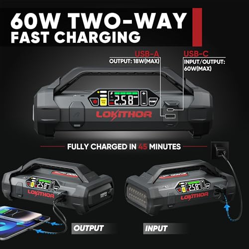 LOKITHOR JA400 1750A Jump Starter