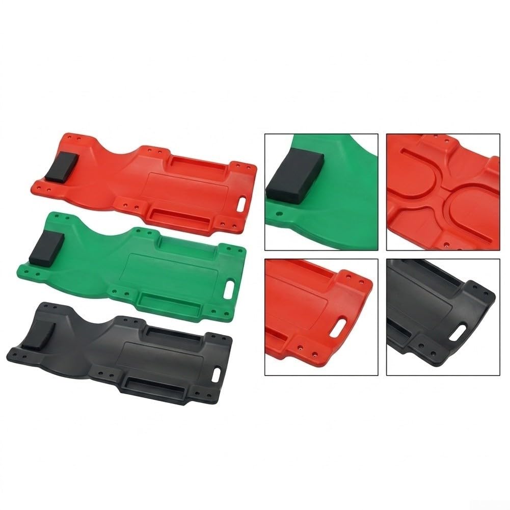 Carrucola Auto HDPE Ruote Girevoli Silenziose Carrucola Auto(40-inch Red)