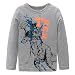 HowJoJo Boys Cotton Short Sleeve T-Shirts Cartoon Print Tops Tees