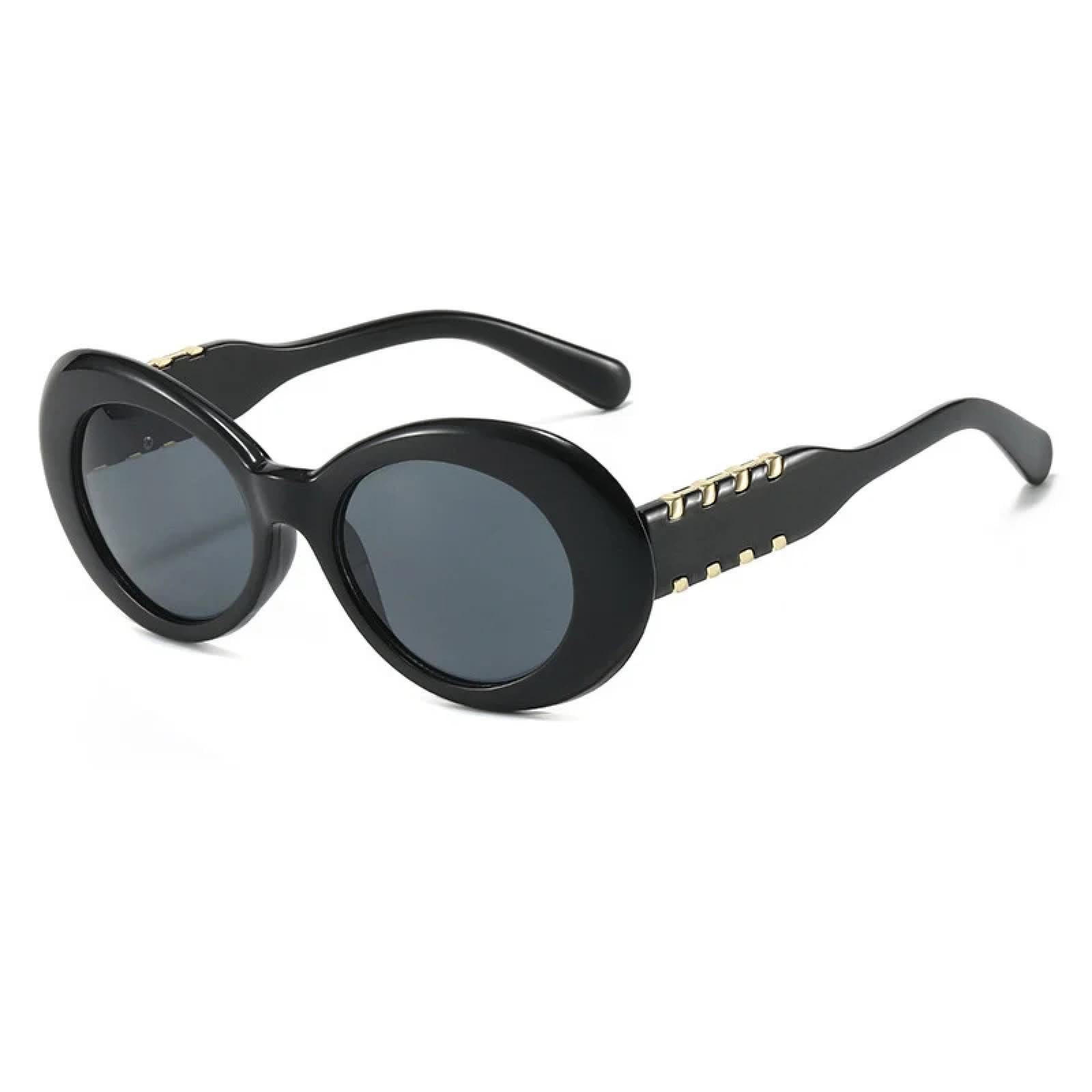 Lunettes de soleil œil de chat femmes verres léopard dégradés - 8