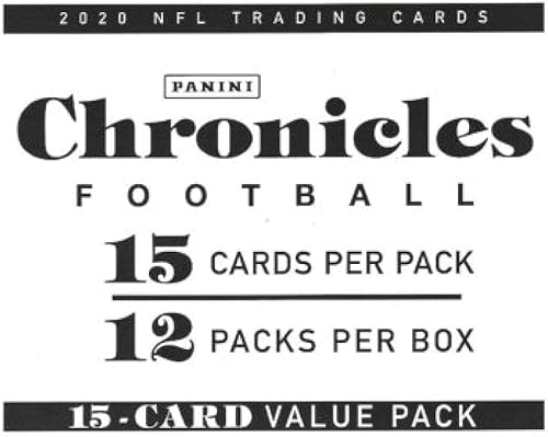 2020 Panini Chronicles NFL Football CELLO box (12 pks/bx)