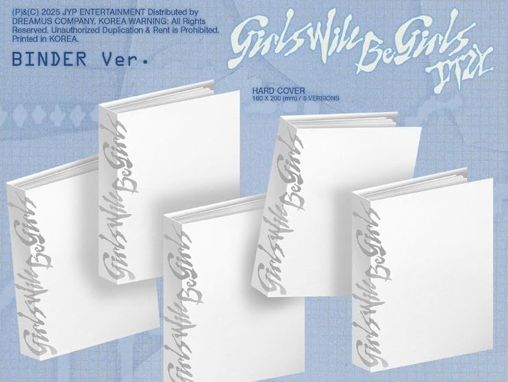 IT.ZY Girls Will Be Girls [Binder Ver.] 10th Mini Album (RYUJIN Ver.) + Extra photocards