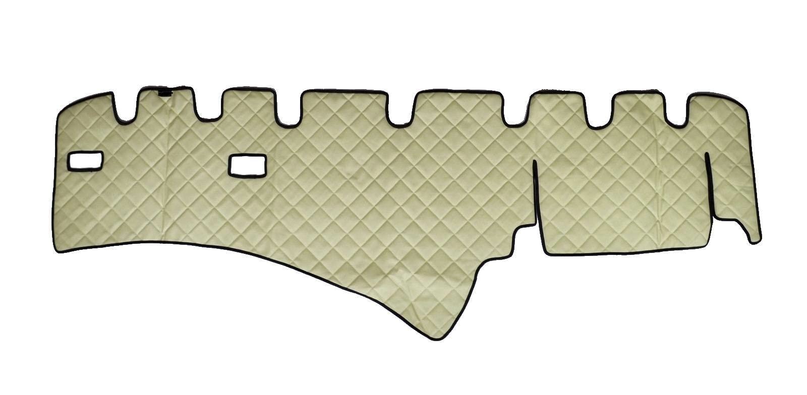 Alfombra de mesa Funda para Scania R 2004-2016 Camión Beige Eco Cuero