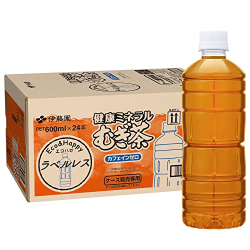 タイムセール商品2 - 伊藤園 ラベルレス 健康ミネラルむぎ茶 600ml×24本