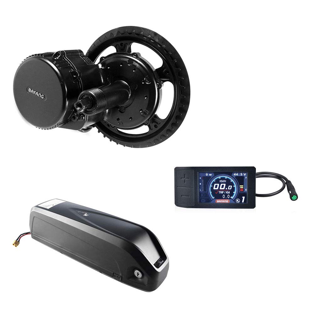 Bafang BBS02B 48V 750W Mid Drive Electric Bike Motor Ebike Conversion Kit Mid Motor for Mountain Bike Road Bike with Optional 48V 11.6Ah/13Ah/17.5Ah and 52V 14Ah Battery