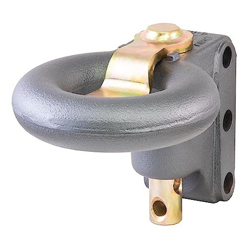 CURT 48626 SecureLatch Channel-Style Lunette Ring 40 000 Pounds 3-Inch ID