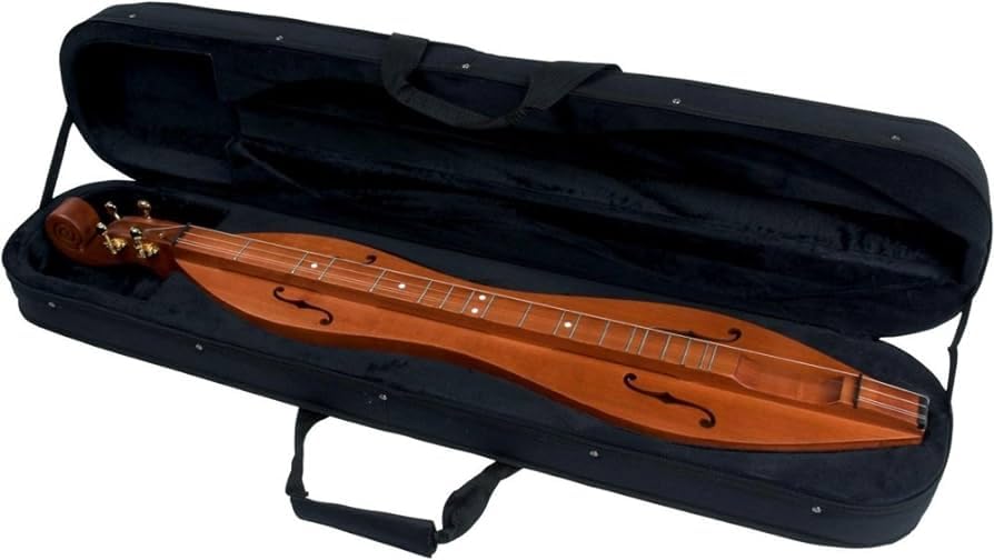 Applecreek Mountain Dulcimer 4-String Solid Cherry Hourglass Body with Instrument Alley, Case, Book, True Tune Tuner, Strings, Polish Kit, Bundle ACD200K - Made in Romania - Image 5