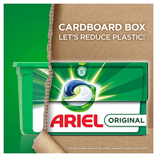 Ariel All-in-1 PODS®, Washing Liquid Laundry Detergent Tablets/Capsules 33 Washes, Original, Brilliant Stain Removal Even In A Cold Wash - Image 4