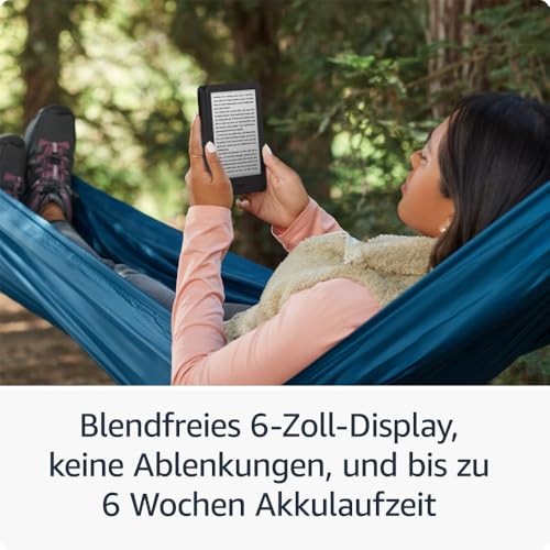 Amazon Kindle 16 GB (Version 2024) – Leicht und kompakt, mit schnellem Umblättern und hohem Kontrastverhältnis – mit Werbung – schwarz – Ansicht 5