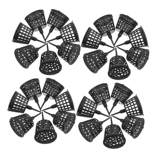 FUTUREORYY 100 piezas Caja de Fertilizante para Bonsái con Tapa Unidades Contenedor Portátil de Plástico para Plantas Pequeñas Herramienta de Jardinería Práctica para Protección y Aplicación