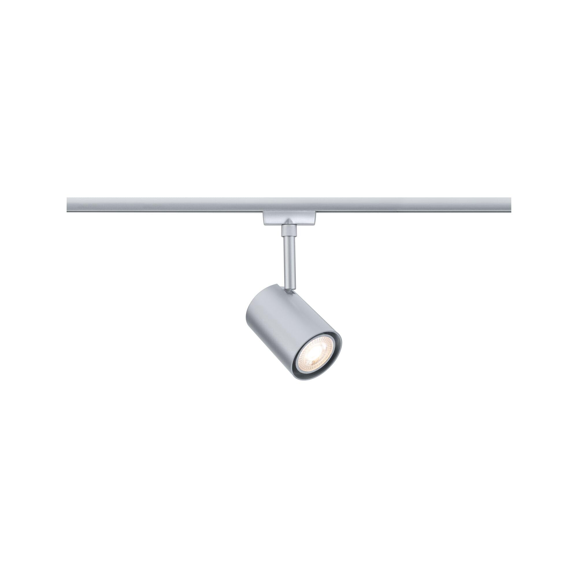 Paulmann 95631 URail Spot sur rail Luxe GU10 max. 10 W, dimmable, 230 V, chrome mat, système de rail URail libre choix de l'ampoule