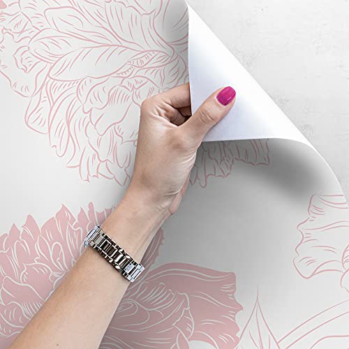 Stickers Muraux Magic-Stick Fleurs Papier Peint Auto-Adhésif Chambre - 4