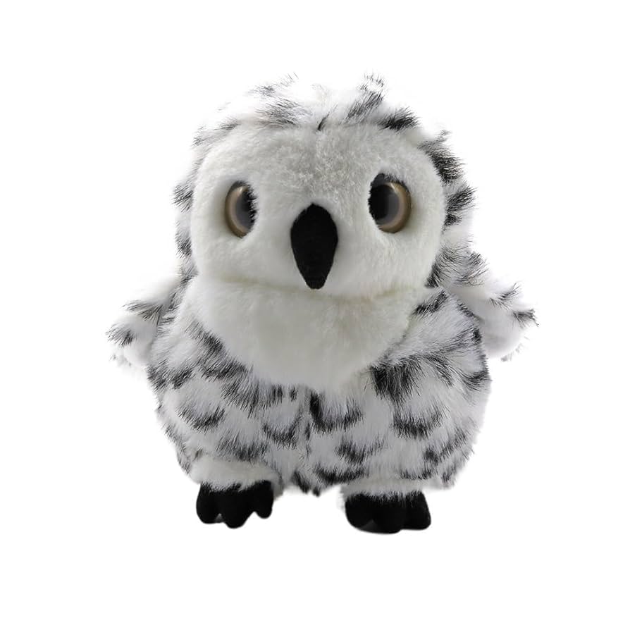 Amazon.co.jp: シミュレーションかわいいシロフクロウぬいぐるみ