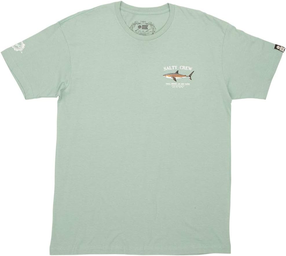 Salty Crew Bruce Short Sleeve Tee - Men's Fashion Casual Cotton T-Shirt - Regular Fit - Lifestyle Beach Apparel