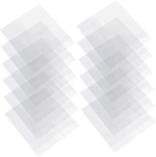 USHOBE 100 Pçs Saco De Disco De Vinil Recipiente Transparente Discos De Vinil Mangas Internas Do Álbum Trilha Sonora Sacos Internos De Vinil Capa De Disco De Vinil Recipientes De CD De