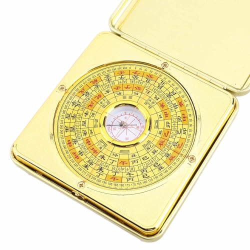 Brújula Feng Shui Luo Pan de Hierro con Tapa Protectora miniatura 2