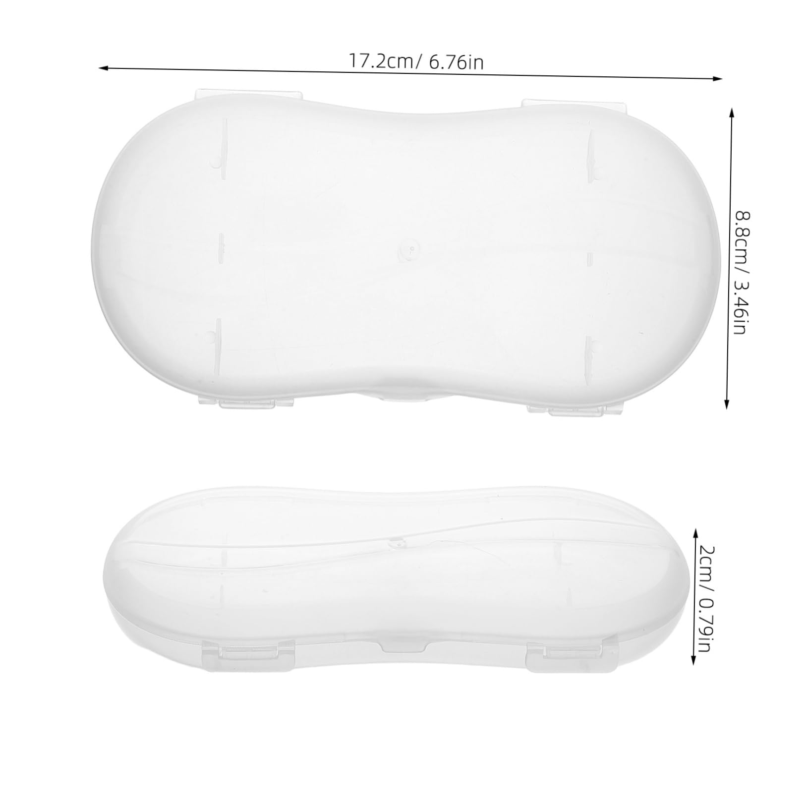 BUGUUYO 5pcs Travel Toothbrush Box Pen Storage Compact Organizer for Travel Home