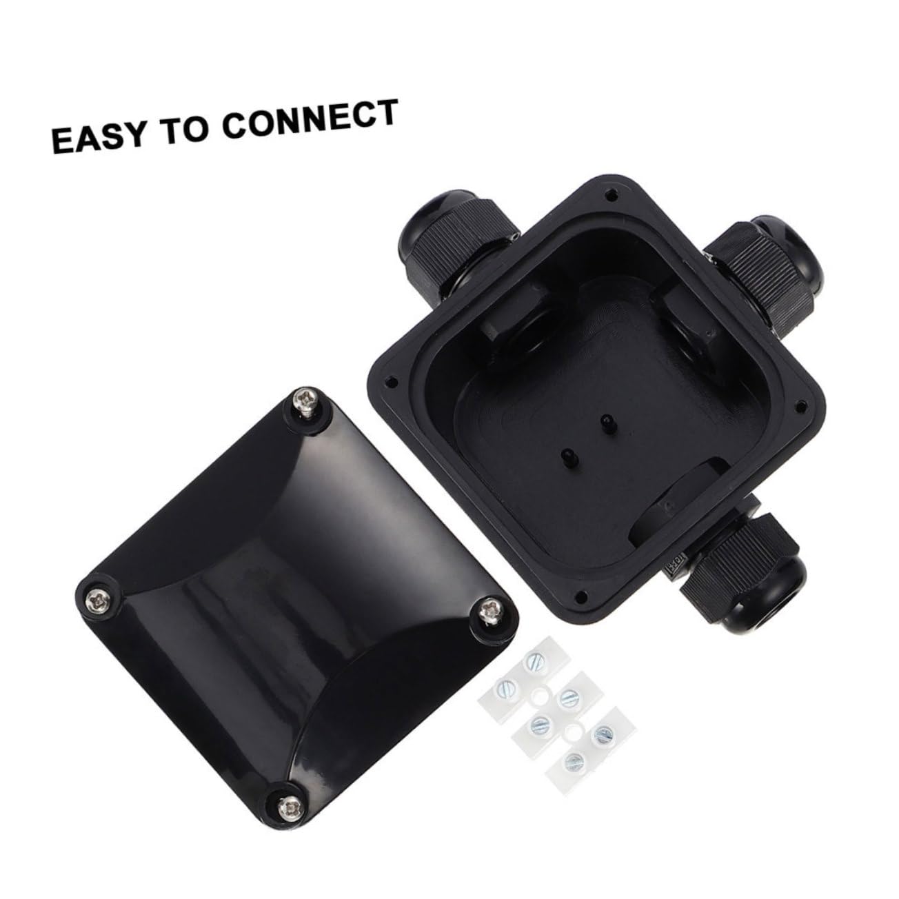 MAGICLULU 3 Set Elettrica Da Esterno Giunzione Stagna Vie Per Impianti Elettrici Accessori Per Illuminazione Da Giardino E Strada Connettori Impermeabili Per Mm² 2 Pezzi*3