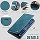 KZB Handyhülle für Samsung Galaxy A16 5G/4G Hülle Premium Leder mit RFID Schutzhülle Klapphülle Magnet Kartenfach Standfunktion Klappbar Flip Case Tasche für Galaxy A16 5G/4G - Blaugrün
