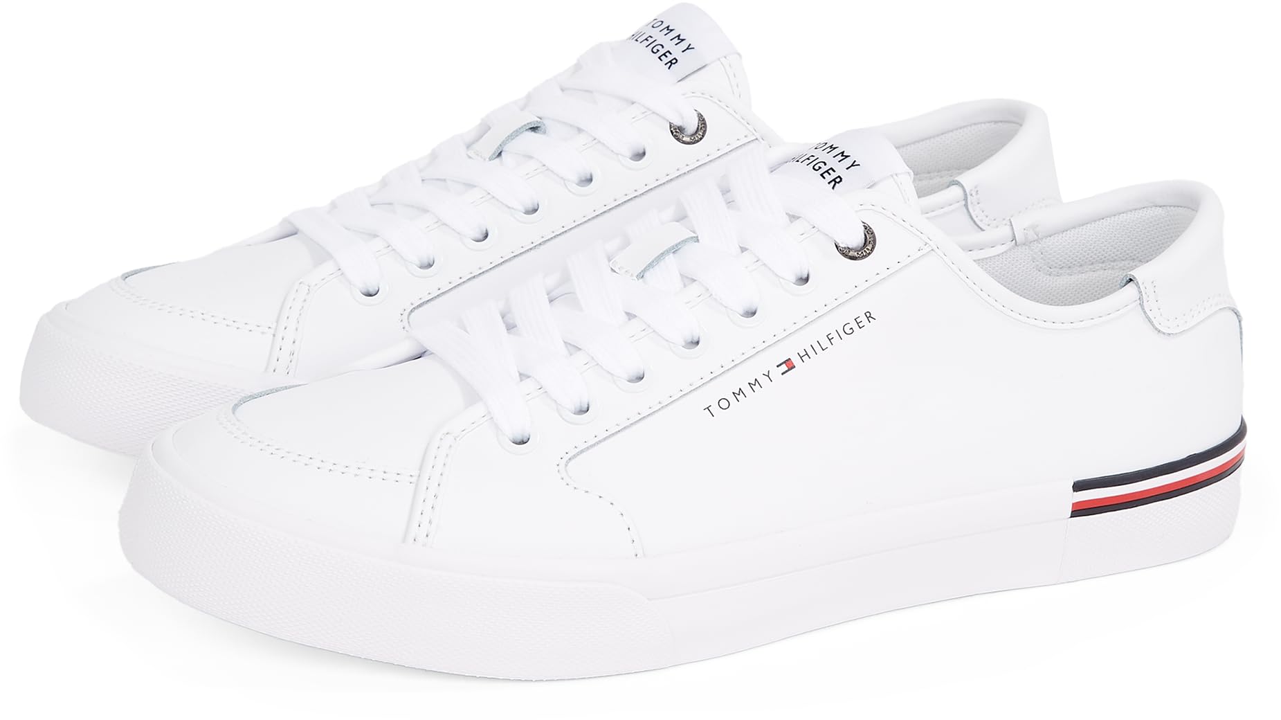 Tommy Hilfiger Sneaker con Suela Vulcanizada Hombre Core Corporate Leather Low Top