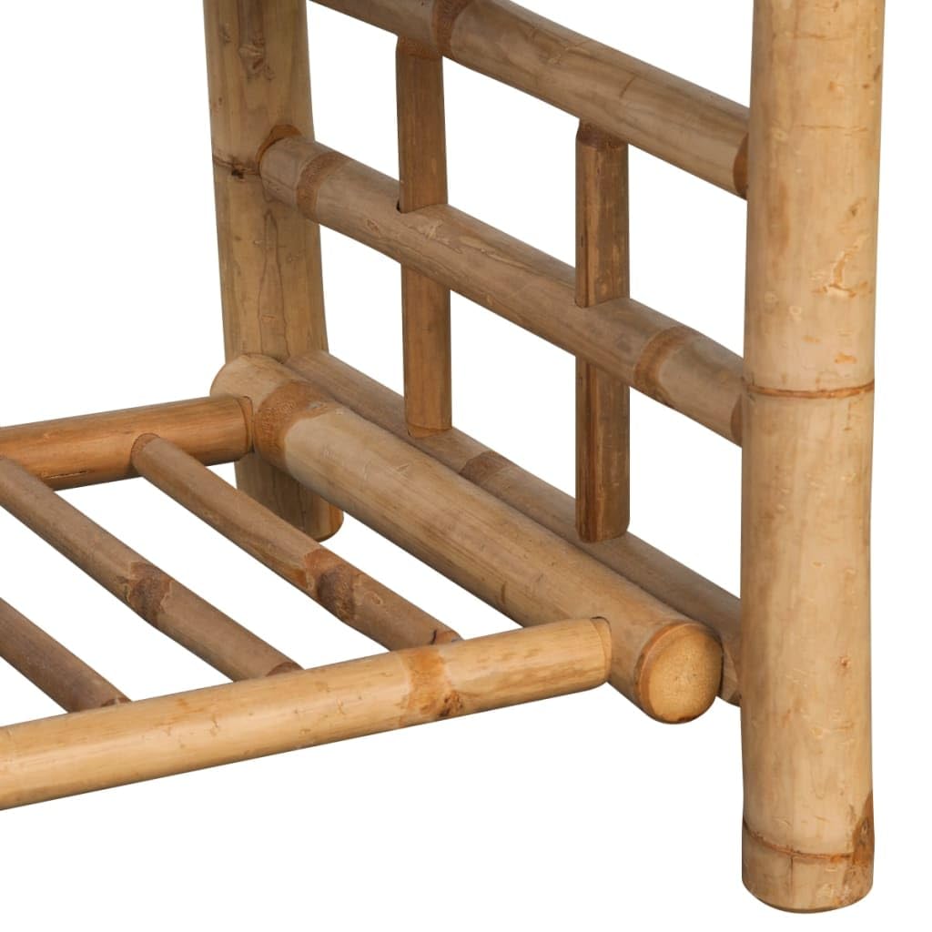 vidaXL Mesa de Centro 90x50x45 cm Bambú Mueble Auxiliar Mesita de Café