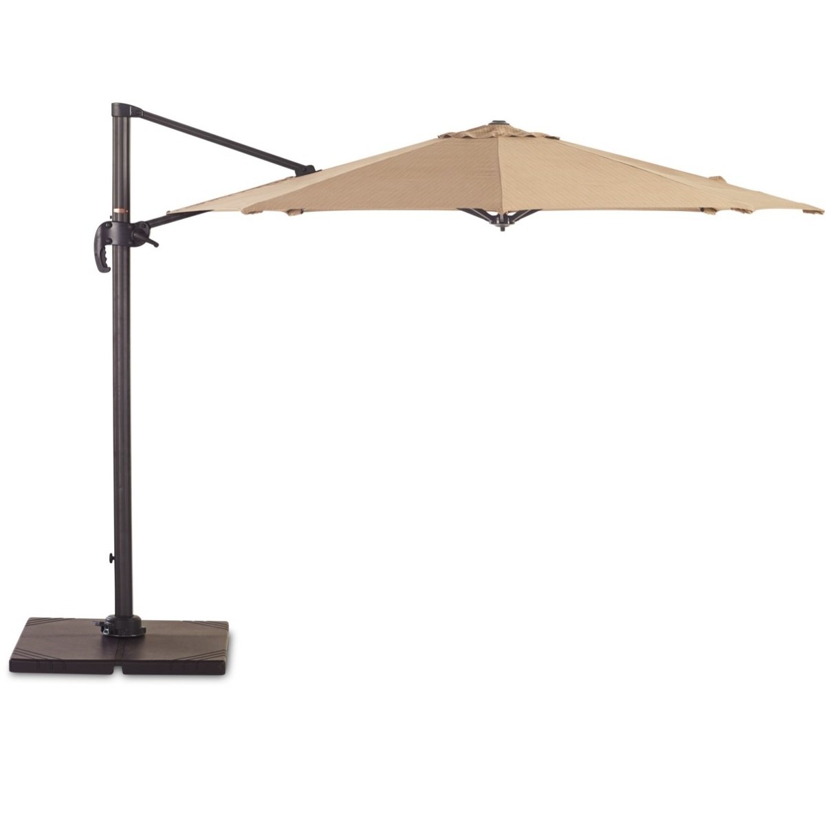 Garden Winds Replacement Canopy Top Cover for the 10FT Solar Offset Umbrella - RipLock 500