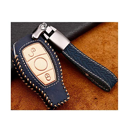 Leder Auto SchlüSselhüLle Fall FüR Mercedes-Benz C W204 Glc 260 C200 SchlüSselhüLle CIA Gla W205 W212 C S E Klasse ZubehöR