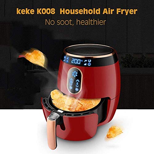 Haushalts-Luftfritteuse, digitaler Touchscreen, ölfrei, Heißluft, gesunde Fritteuse, Drehröstmaschine, Verpackungsgröße 29,8 x 29,8 x 35 cm, interessant – Bild 6