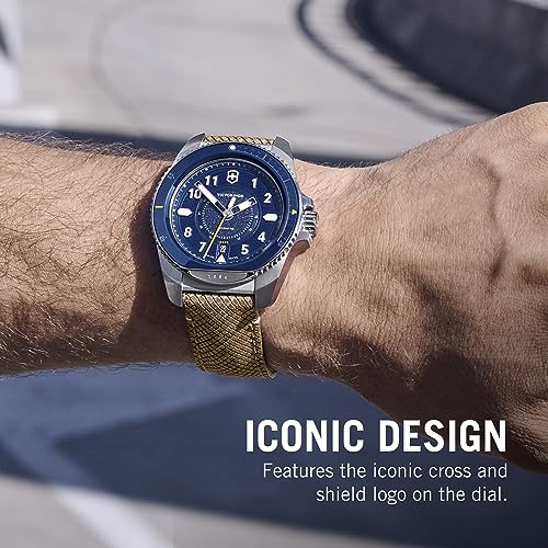 Victorinox Wood Journey 1884, Automatic Swiss Made Men's Analog Watch, Blue Dial, 43 Mm, Water Resistant Up To 200 M, Sellita Sw 200-1 Movement, Wrist Watch For... - Image 5